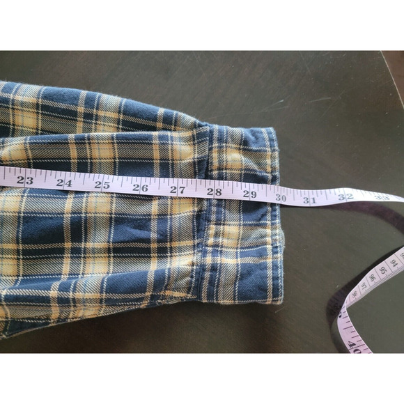 Carhartt Plaid Flannel Shirt Mens L Long Sleeve Regular Fit - Picture 7 of 11